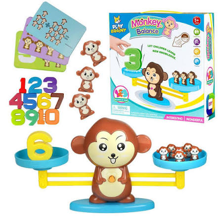 Monkey Balance Toy with Numbers β Fun Math Learning Toy for Kids