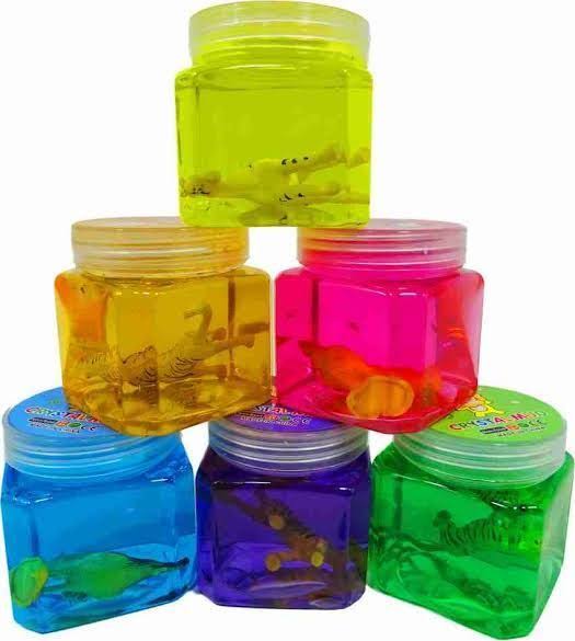 Glitter Slime Set β Pack of 6 Beautiful Colors | Fluffy Squishy Slime for Kids