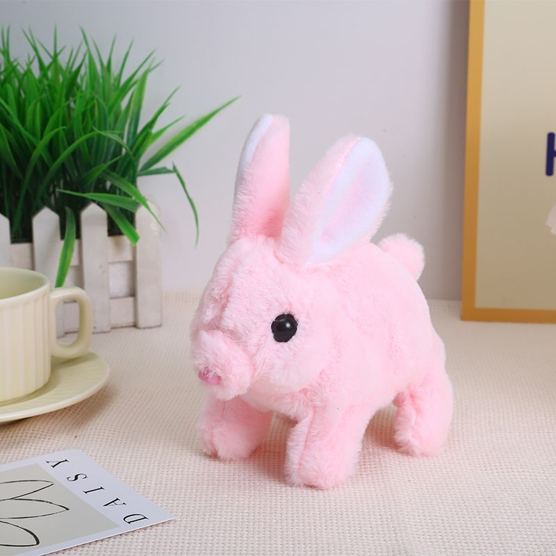 Hopping Plush Rabbit Toy with Sound & Motion – Interactive Bunny Toy for Kids