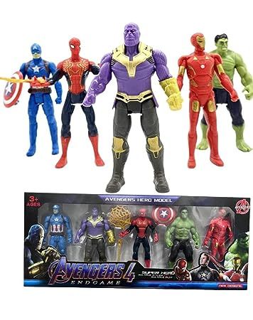 Super Hero Avengers Set Collection Toys for Kids – 5 Action Hero Figures Pack | Ultimate Superhero Play Set