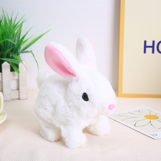 Hopping Plush Rabbit Toy with Sound & Motion – Interactive Bunny Toy for Kids