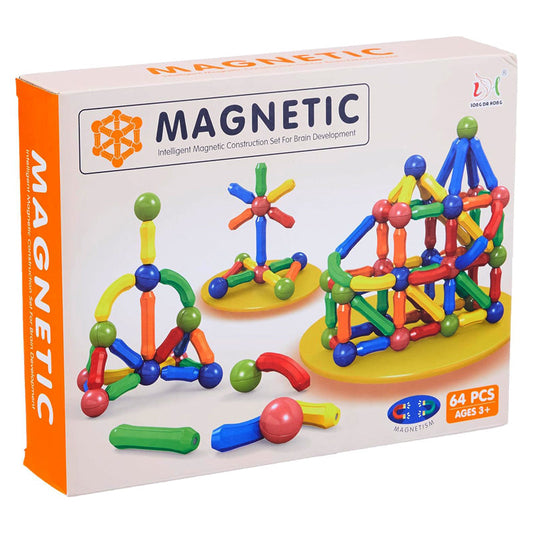 Playrium Magnetic Sticks & Balls Building Set – STEM Educational Construction Toy for Kids