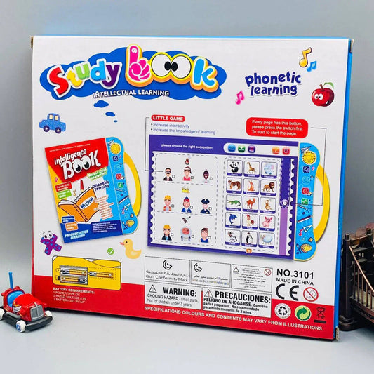 Educational Study Book for Kids – Interactive Audio Learning Book with Sounds & Music