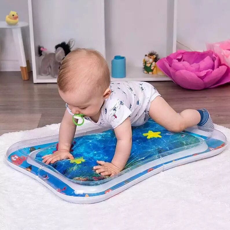 Baby Water Play Mat Inflatable Tummy Time Playmat for Infants
