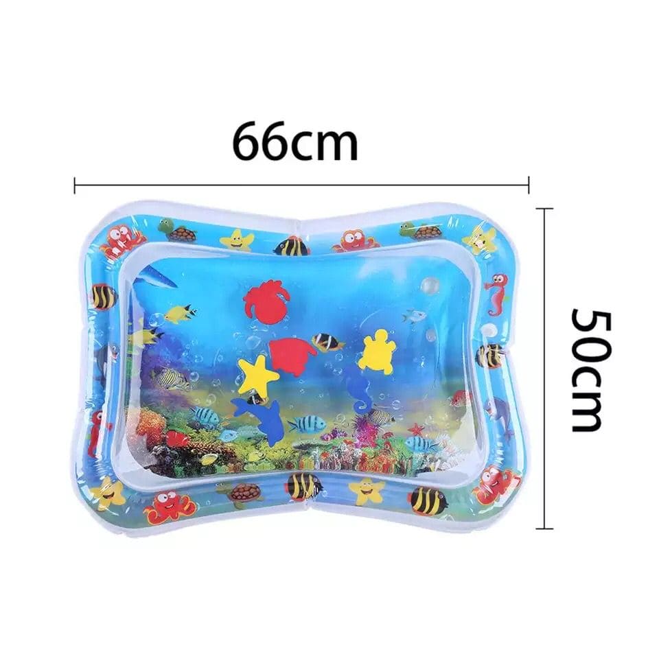 Baby Inflatable Water Play Mat - Portable Foldable Playmat