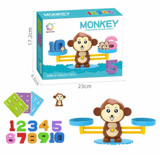 Monkey Balance Toy with Numbers – Fun Math Learning Toy for Kids