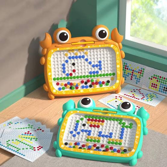 Bear Magnetic Drawing Board – Colorful Doodle Bead Board for Kids